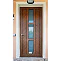 Produzione porte d�ingresso in alluminio con profili a taglio termico